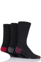 Load image into Gallery viewer, Mens 3 Pair Glenmuir Classic Bamboo Plain Socks