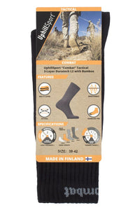 UphillSport COMBAT Boot Socks 3-Layer Duratech L2 with Bamboo