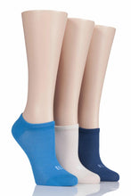 Load image into Gallery viewer, Ladies 3 Pair Elle Sport Mesh Bamboo No Show Socks