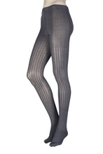 Load image into Gallery viewer, Ladies 1 Pair Elle Ribbed Bamboo Tights