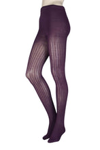 Load image into Gallery viewer, Ladies 1 Pair Elle Ribbed Bamboo Tights