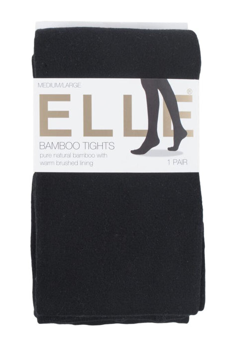 Ladies 1 Pair Elle Brushed Inside Bamboo Tights