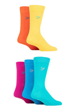 Load image into Gallery viewer, Mens 5 Pair Farah Classic Plain Bamboo Socks