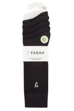 Load image into Gallery viewer, Mens 5 Pair Farah Plain, Striped and Patterned Everyday Bamboo Socks