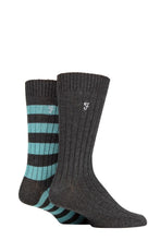 Load image into Gallery viewer, Mens 2 Pair Farah Bamboo Boot Socks