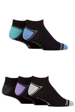 Load image into Gallery viewer, Mens 5 Pair Farah Striped Bamboo Trainer Socks
