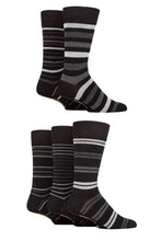Load image into Gallery viewer, Mens 5 Pair Farah Argyle, Patterned and Striped Bamboo Socks