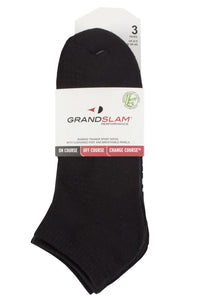 Mens 3 Pair GRANDSLAM Bamboo Sports Trainer Socks