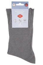 Load image into Gallery viewer, Mens 1 Pair HJ Hall Extra Wide Bamboo Softop Socks