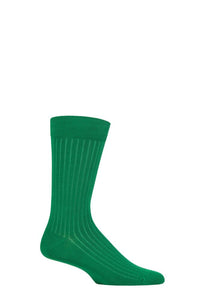 Mens 1 Pair SOCKSHOP of London Luxury Fine Rib Bamboo Socks
