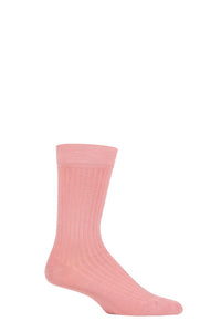 Mens 1 Pair SOCKSHOP of London Luxury Fine Rib Bamboo Socks