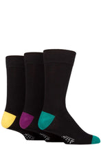 Load image into Gallery viewer, Mens 3 Pair SOCKSHOP Wildfeet Patterned Spots and Stripes Bamboo Socks