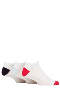 Mens 3 Pair SOCKSHOP Wildfeet Bamboo Trainer Socks