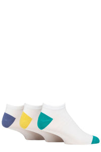Mens 3 Pair SOCKSHOP Wildfeet Bamboo Trainer Socks