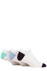 Mens 3 Pair SOCKSHOP Wildfeet Bamboo Trainer Socks