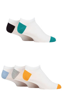Mens 5 Pair SOCKSHOP Wildfeet Bamboo Trainer Socks