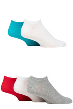 Load image into Gallery viewer, Mens 5 Pair SOCKSHOP Wildfeet Bamboo Trainer Socks