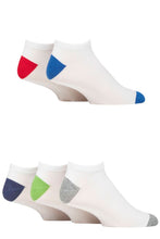 Load image into Gallery viewer, Mens 5 Pair SOCKSHOP Wildfeet Bamboo Trainer Socks