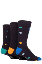 Load image into Gallery viewer, Mens 3 Pair SOCKSHOP Wildfeet Patterned Spots and Stripes Bamboo Socks