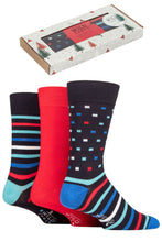 Load image into Gallery viewer, Mens 3 Pair SOCKSHOP Wildfeet Gift Boxed Bamboo Socks