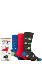 Load image into Gallery viewer, Mens 3 Pair SOCKSHOP Wildfeet Tree Gift Boxed Bamboo Socks