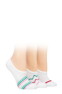 Ladies 3 Pair SOCKSHOP Wildfeet Half Cushioned Bamboo PED Socks