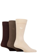 Load image into Gallery viewer, Mens 3 Pair Pringle Plain Rupert Bamboo Socks