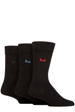 Load image into Gallery viewer, Mens 3 Pair Pringle Plain Rupert Bamboo Socks