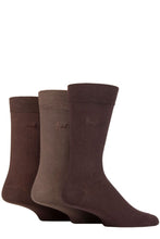 Load image into Gallery viewer, Mens 3 Pair Pringle Plain Rupert Bamboo Socks