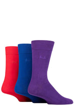 Load image into Gallery viewer, Mens 3 Pair Pringle Plain Rupert Bamboo Socks