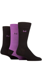 Load image into Gallery viewer, Mens 3 Pair Pringle Plain Rupert Bamboo Socks