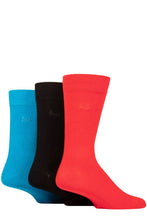 Load image into Gallery viewer, Mens 3 Pair Pringle Plain Rupert Bamboo Socks