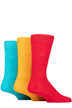Load image into Gallery viewer, Mens 3 Pair Pringle Plain Rupert Bamboo Socks