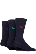 Load image into Gallery viewer, Mens 3 Pair Pringle Plain Rupert Bamboo Socks