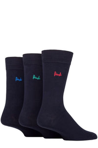 Mens 3 Pair Pringle Plain Rupert Bamboo Socks