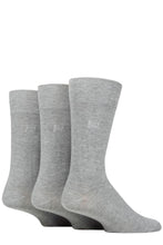 Load image into Gallery viewer, Mens 3 Pair Pringle Gentle Grip Bamboo Socks