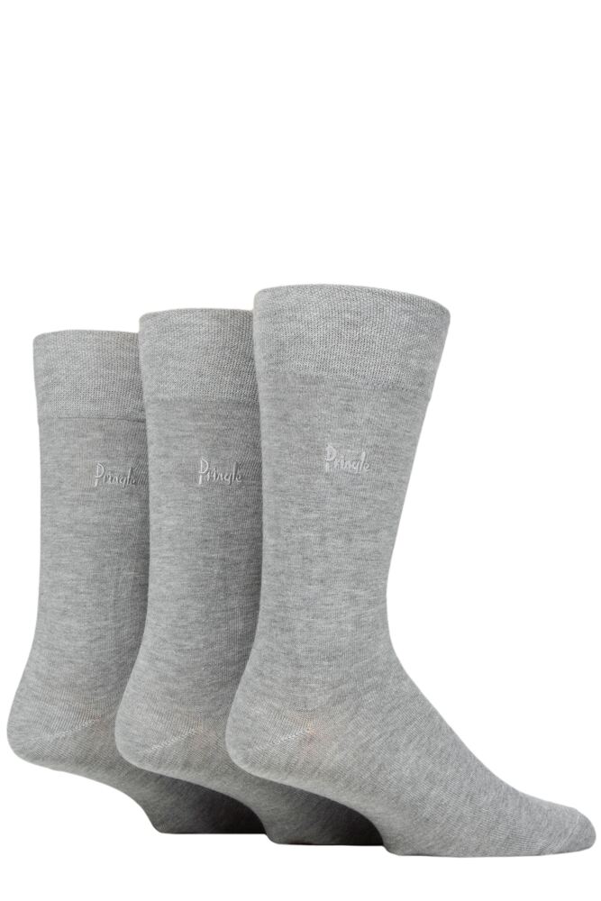 Mens 3 Pair Pringle Gentle Grip Bamboo Socks – Bamboosockshop