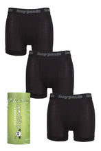 Load image into Gallery viewer, Mens 3 Pack SOCKSHOP Lazy Panda Bamboo Hipster Trunks
