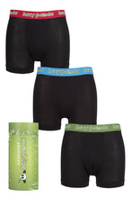 Load image into Gallery viewer, Mens 3 Pack SOCKSHOP Lazy Panda Bamboo Hipster Trunks