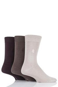Mens 3 Pair Pringle of Scotland Classic Bamboo Plain Socks
