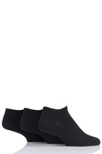 Load image into Gallery viewer, Mens 3 Pair Pringle Black Label Bamboo Trainer Socks