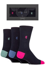 Load image into Gallery viewer, Mens 3 Pair Pringle Plain and Patterned Gift Boxed Bamboo Socks