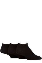 Load image into Gallery viewer, Mens 3 Pair Pringle Plain and Patterned Bamboo Trainer Socks