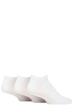 Load image into Gallery viewer, Mens 3 Pair Pringle Plain and Patterned Bamboo Trainer Socks
