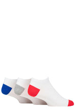 Load image into Gallery viewer, Mens 3 Pair Pringle Plain and Patterned Bamboo Trainer Socks