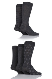 Mens 5 Pair SockShop Bamboo Suit Socks