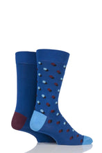 Load image into Gallery viewer, Mens 2 Pair SockShop Striped and Patterned Bamboo Socks sale sale