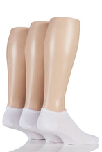 Load image into Gallery viewer, Mens 3 Pair SockShop Bamboo Trainer Socks with Smooth Toe Seams
