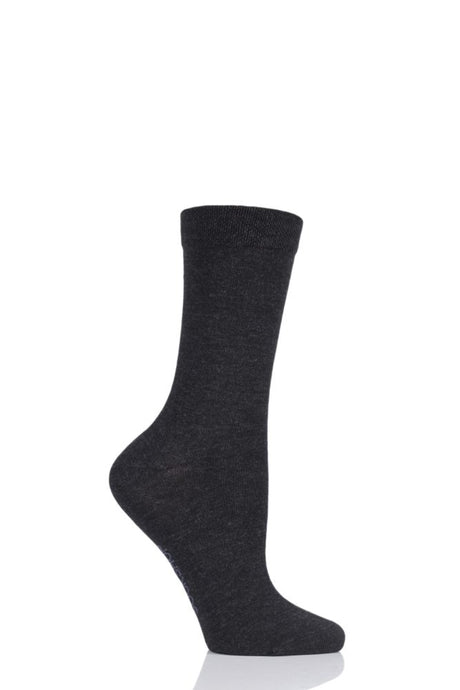 Ladies 1 Pair SockShop Colour Burst Bamboo Socks with Smooth Toe Seams