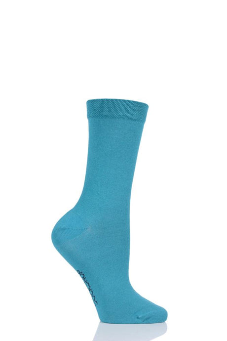 Ladies 1 Pair SockShop Colour Burst Bamboo Socks with Smooth Toe Seams